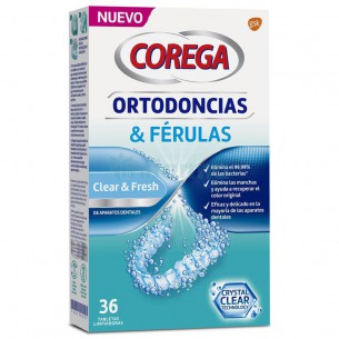 COREGA ORTODONTIA 36 PASTILHAS DE LIMPEZA
