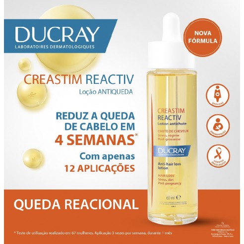 Ducray Creastim Reactiv Loção Queda 60 ml