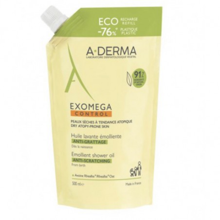 A-derma exomega Oleo emoliente 500 ml recarga