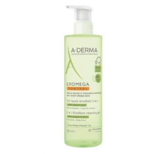 A-Derma Exomega Control Gel Corpo/Cabelo 500ml