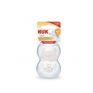 Nuk Star Chup Silic T1 0-6m X2
