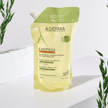 A-derma exomega Oleo emoliente 500 ml recarga