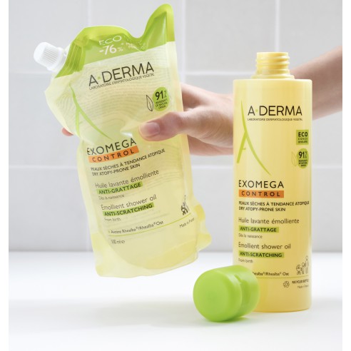 A-derma exomega Oleo emoliente 500 ml recarga