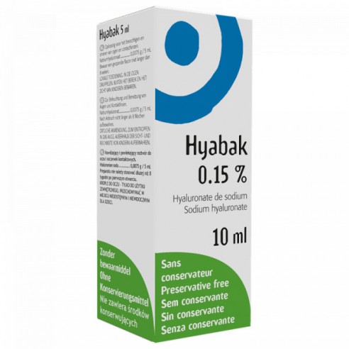 Hyabak Gotas Oftálmicas Hipotónico 0.15% 10ml