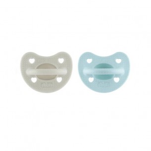 Chicco Chupetas PhysioForma Silicone Cinza/Azul 6-16M 2