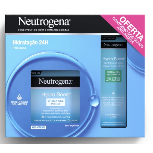 Neutrogena Hydro Boost Gel Creme 50Ml + Gel-Creme Contorno De Olhos 15Ml
