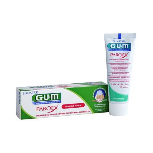 GUM Paroex Gel Dentífrico Ação Intensiva 75ml