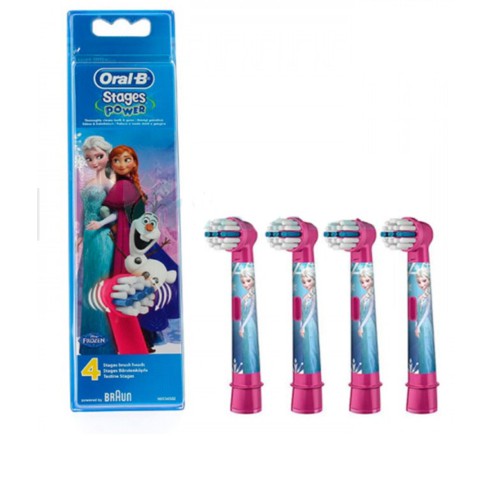 Oral-B Kids Frozen Recarga Escova Elétrica 4 unidades