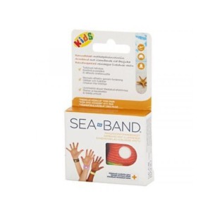 Sea Band Criança Pulseira Náusea Laranja X 2