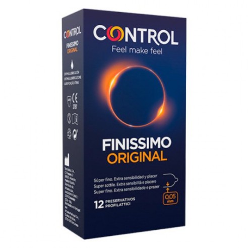 Control Preservativos Finissimo Original 12 Unidades