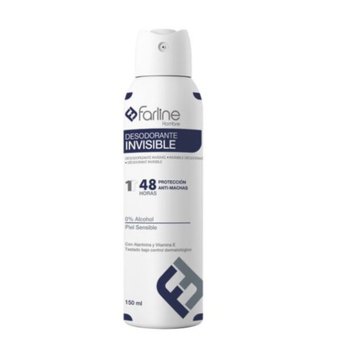 Farline Desodorizante para Homem Spray Invisível 48h 150ml