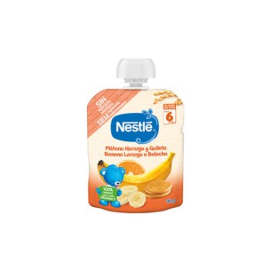 Nestlé Banana Laranja E Bolacha +6M 90g