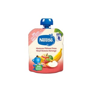 Nestlé Pacotinho Maçã Banana E Morango +8M 90g
