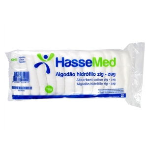 Algodão Hassemed Hidrofilo Zig Zag 70g