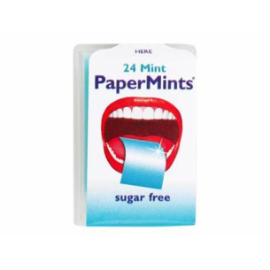 PaperMints Folhas Refresca Hálito X24