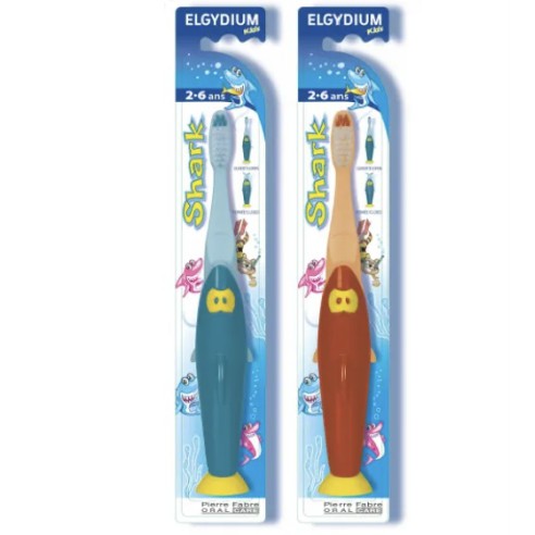 Elgydium Escova Dentes Kids Shark 2-6 Anos 1 unidade