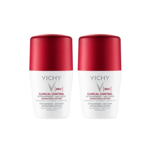 Vichy Deo Clinic Control 96H Roll-on 50ml duo