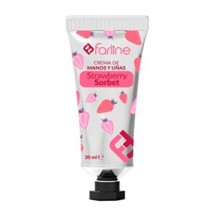 Farline Sorbet Creme Maos Unhas Morango 30 ml