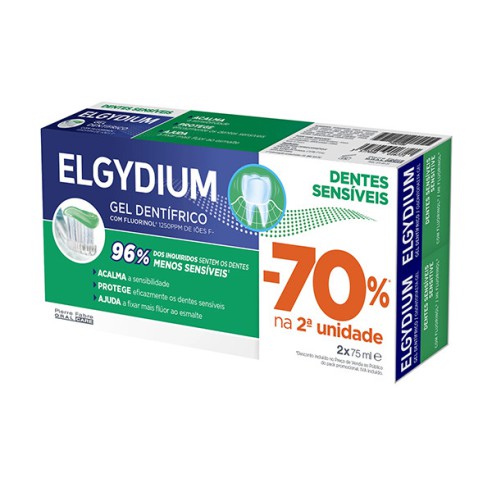 Elgydium Duo Dentes Sensiveis 70% 2ª Unidade