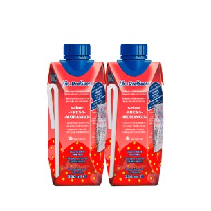 Bi-Oralsuero Solução Oral 330ml X2 Morango