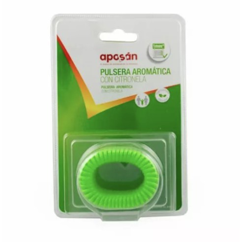 Aposán Pulseira Aromática Citronela Verde