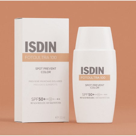 Isdin Fotoprotetor Spot Prevent SPF50 com cor 50ml