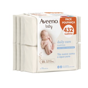 Aveeno Baby Toalhitas 6x72