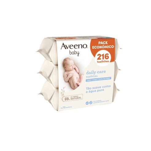 Aveeno Baby Toalhitas 3x72