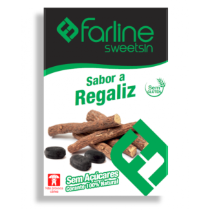 Farline Rebuçados S/Açucar Sabor Regaliz 40g