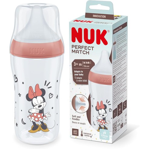 Nuk Biberão Perfect Match Minnie Tetina...