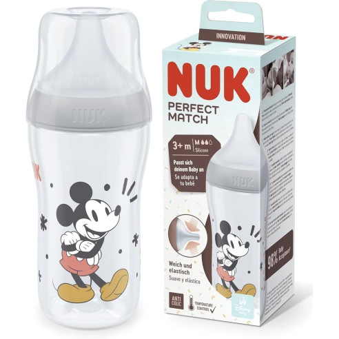 Nuk Biberão Perfect Match Mickey Tamanho M (+3...