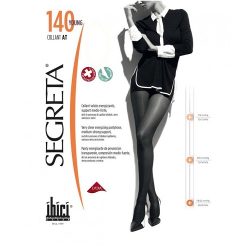 Ibici 140 Young Collant Cor Nero Tamanho 2
