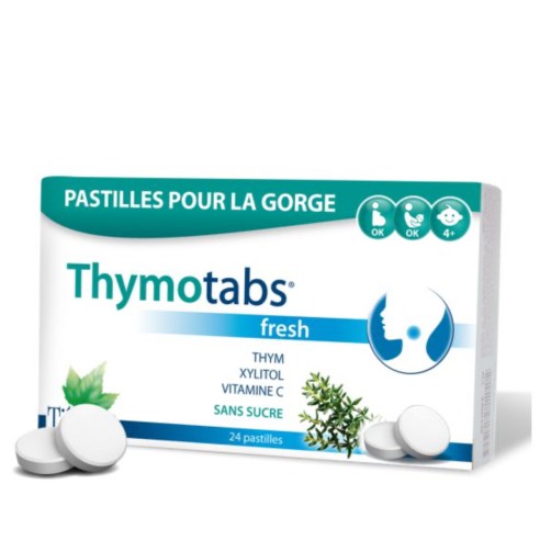 Tilman Thymotabs Fresh Garganta 24 Pastilhas