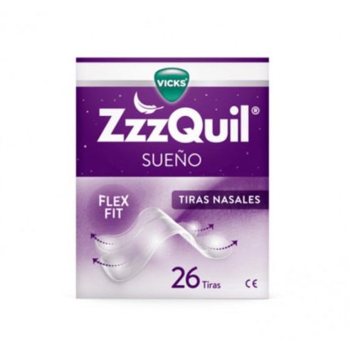 Vicks Zzzquil Nasal Strips 26 unidades