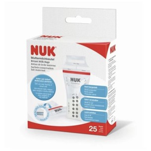 Nuk Sacos para Congelação de Leite Materno X25