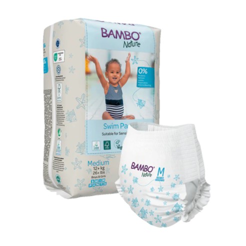 Bambo Nature Fraldas de Banho (+12 kg) 12 Unidades