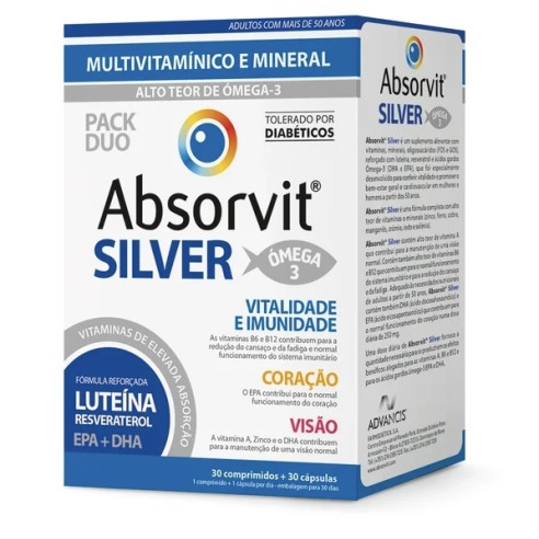 Absorvit Silver 30comprimidos+30cápsulas