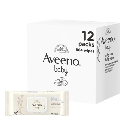 Aveeno Baby Pack Toalhitas 12x72 unidades
