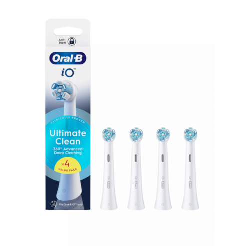 Oral B iO Ultimate Clean Recarga Branca x4