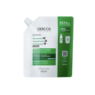 Dercos Champô Anticaspa Cabelo Normal A Oleoso Recarga 390ml