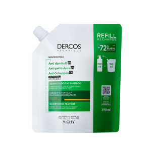 Dercos Anticaspa Recarga Champô Caspa Seca 390ml