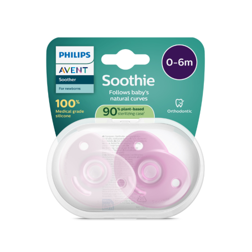 Philips Avent Soothie Chupeta Rosa 0-6 Meses