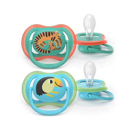 Philips Avent Ultra Air Chupeta Leopardo e Tucano 6-18M