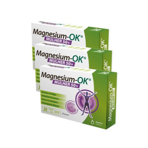 Angelini Magnesium OK Mulher 50+ 3x30 Comprimidos