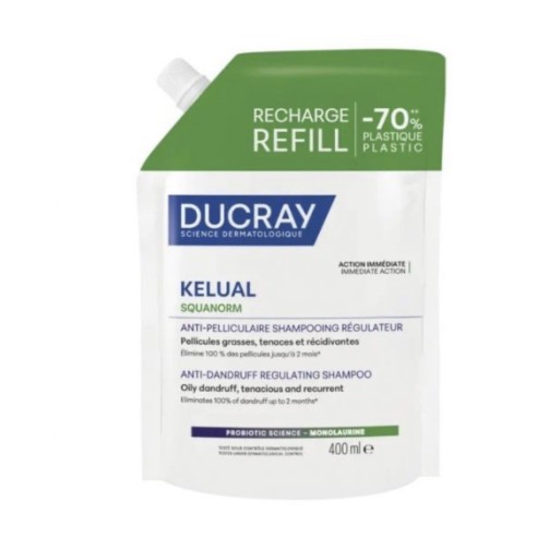 Ducray Kelual Squanorm Caspa Oleosa Recarga 400ml