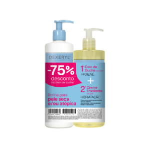 Dexeryl Creme Emoliente - 500g + Oléo Duche - 500ml