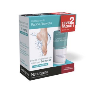 Neutrogena Creme De Pés Absorção Rápida 100ml Pack Duplo