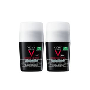 Vichy Homme Deo Rollon 72H 50ml X 2 Desconto 50% Na 2ª...