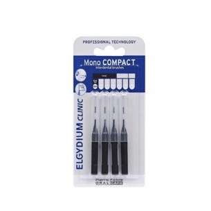 Elgydium Clinic Escovilhão Mono Compact Preto X4 Unidades