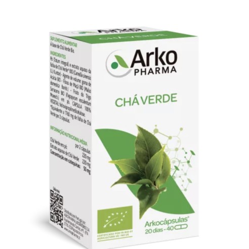 Arkocápsulas Chá Verde 40 Cápsulas
